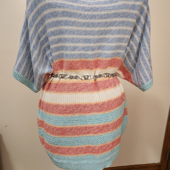 Chaps knit pullover/sweater multicolor stripes  Size XXL - Picture 2 of 5